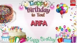 Happy Birthday ARFA _||_ Birthday Song_||_Best_Wishes_||