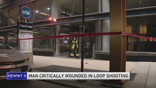 Man critically hurt in shooting at Loop CTA station — WGN Evening News