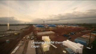 Biogas plant: time lapse of building one of the biggest biogas parks in the world