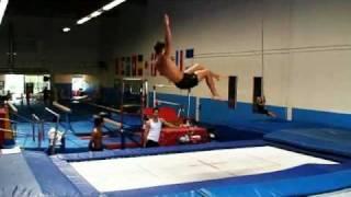 "Miller Time" Trampoline training video flipping twisting