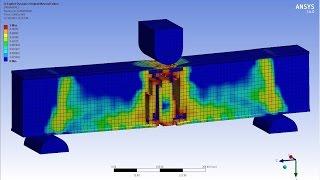 ANSYS Reinforced Concrete Beam (RC BEAM) - Explicit Dynamics