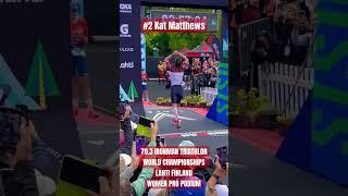 IRONMAN TRIATHLON 70.3 WORLD CHAMPIONSHIPS LAHTI FINLAND, PRO WOMEN PODIUM