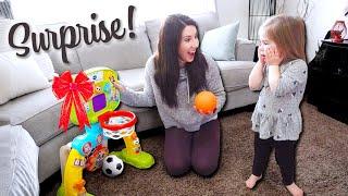 Surprising Our Toddler with Giant Christmas VTech Toy Unboxing!