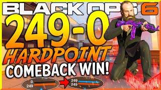 Black Ops 6: "249-0 HARDPOINT COMEBACK WIN!" - Team Challenge #2! (BO6 CLUTCH HARDPOINT COMEBACK)