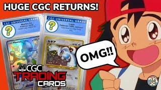 My first ever CGC grading returns! Ft lugia, mewtwo, mewtwo & mew, celebi and many more!