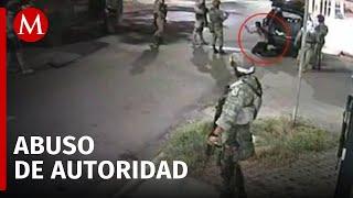 Revelan video de abuso militar en Culiacán; detienen con lujo de violencia a un supuesto inocente