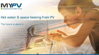 Hot water & space heating from photovoltaics