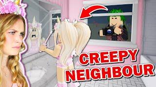 I CAUGHT My Neighbour STALKING ME In Bloxburg! (Roblox)