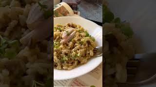 Ризотто ￼ с грибами. ￼ Рецепт в описании #рецепты