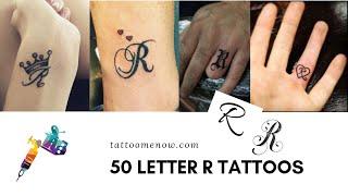 50 Letter R Tattoo Designs, Ideas and Templates