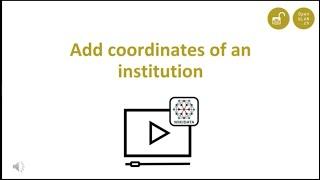 Wikidata Tutorial: Add coordinates of an institution