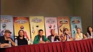 Brittany Pirtle and rest of the Samurai cast answering my question, Power Morphicon 2012