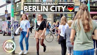 Berlin Germany 2021, Hackescher Markt Walking Tour in 4K With Captions | Summer in Germany