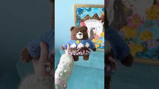 Свяжите мишку крючком или спицами, мк на сайте в описании канала #амигуруми  #игрушкакрючком