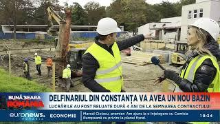 Delfinariul din Constanța va avea un nou bazin. Lucrările au fost reluate