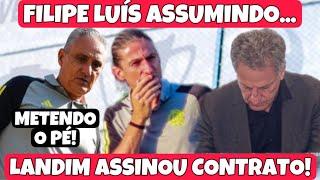 VAI ASSUMIR? FILIPE LUÍS É A BOLA DA VEZ NO FLA! LANDIM ASSINA… VENÊ SAI EM DEFESA: “JORNALISTA”!