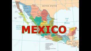 map of Mexico [ The United States Of Mexico ]