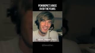 Pewdiepie's Voice Over the Years | 2011 to 2023 | #shorts