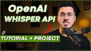 OpenAI Whisper Tutorial + Audio to Text Translator Website Project 