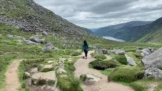 TRAILER GLENDALOUGH UPPER LAKE HIKING OR WALKING TRAIL | WICKLOW MOUNTAIN | KHORIE BISDAK