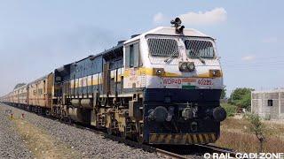 12766 Amravati - Tirupati Superfast Express | WDP4D Engine Acceleration | Railway Train Video #wdp4d