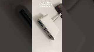 USB drive & sd card reader for iPhone 14