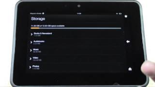 Kindle Fire HD   How to Check Your Available Storage​​​ | H2TechVideos​​​