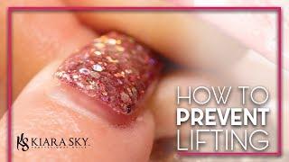 How to Prevent Nails from lifting!-Acrylic and Dip Powder-Quick Nail HackMake nails last!