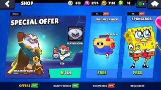 BUCCANEER BARLEYUPDATE AWESOMEE!! LEGENDARY GIFTS!! 12 NEW BRAWLERS!! BRAWL STARS UPDATE REWARDS!!