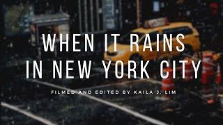 What It Sounds Like When It Rains in NYC