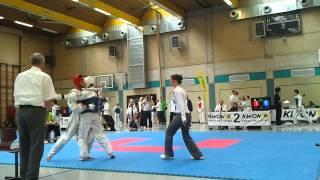 TKD Taekwondo Arnsberg Cup  Lüdenscheid 2012 - Ali Tayfun Artik vs. Andreas Böhm