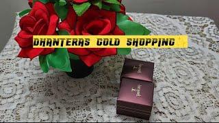 My Gold Jewellery Shopping for Dhanteras️ || Tanishq Gold Purchase with Weight & Price