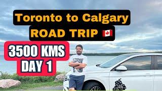 TORONTO to CALGARY ROAD TRIP | 3500 KMS | Volkswagen Jetta | ANMOL KHANNA