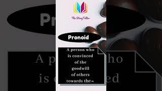 Pronoid | Word of the Day| | Word Meaning|#shorts #youtubeshorts #shortsvideo