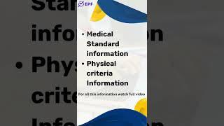 UPSC || IFoS || MEDICAL STANDARDS || YOUTUBE SHORTS ||