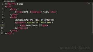 HTML progress Tag