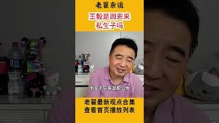 王毅是周恩来私生子吗  #翟山鹰 #老翟杂谈