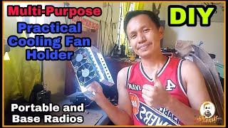 DIY | Multi-purpose Blower/Cooling Fan Holder | For Base and Portable Radios