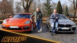 Porsche Panamera Turbo S vs. BMW M8 Competition Gran Coupé I GRIP