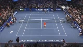 Young Fan Beats Federer (HD)