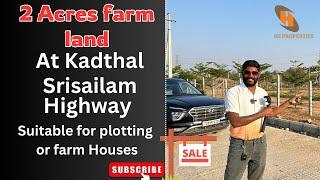 2 Acres Farm Land for Sale at Kadthal Srisailam Highway | Farm house in Hyderabad