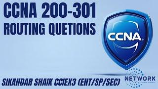 004 Types of Questions in Routing | CCNA Exam by Sikandar Shaik