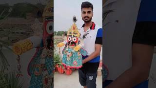 🪷 3D Jagannath idol making from cardboard (part-1) #shorts #rathyatraspecial #viral  #trendingshorts