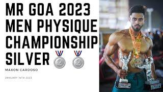 Mr Goa 2023 Men physique championship | Mapusa Goa | Maxon Cardoso