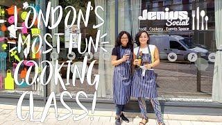 UK Food Vlog | London's most fun cooking class!