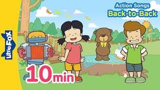 Action Songs Back-to-Back | Action | Little Fox | Animated Songs for Kids