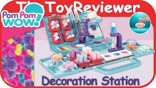 Pom Pom Wow Decoration Station Unboxing Toy Review by TheToyReviewer