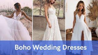 What Is A Boho Wedding Dress? What Is A Boho Style Wedding Dress? Example Of Boho Wedding Dresses