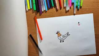 Cùng nhau học vẽ con gà- Let's learn to draw chicken together