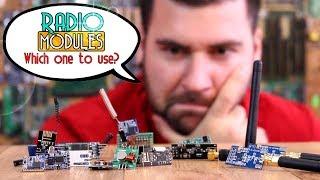 Which radio module? NRF24, LoRa, CC1101, HC12, 433MHz, HC05